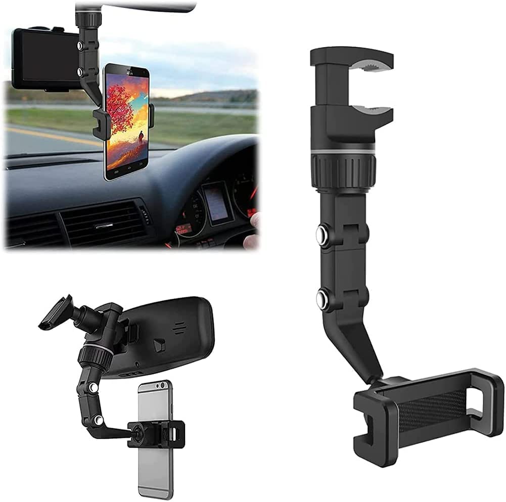 Car / Auto Universal Realview Mirrow Mobile Phone Holder / Clip
