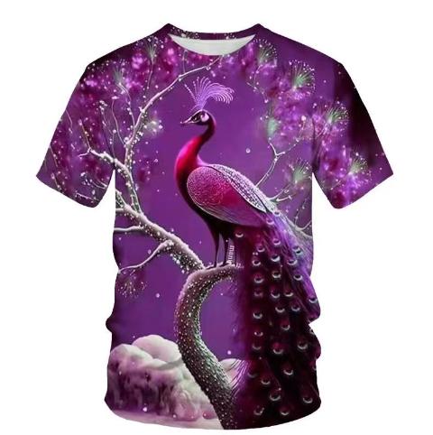 VINTAGE T-shirt Peacock