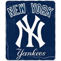 FLEECE Throw BLANKET  50x60 - MLB New York Yankees