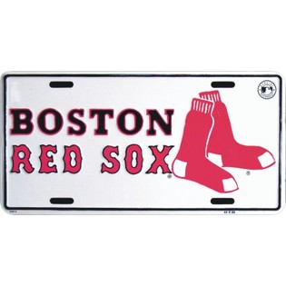 License Sports NFL Primary Logo Metal Tag MLB Boston RED SOX