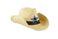 COWBOY HAT (Natural) - NFL Dallas COWBOYs