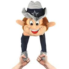 Hat Pump Action Mascot Dangle Hats - DALLAS COWBOYS NFL