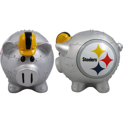 8'' Piggy Bank Large Thematic NFL Pittsburgh STEELERS