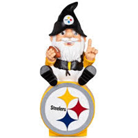Gnomes Sitting on Team Logo Pittsbugh STEELERS NFL