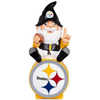 Gnomes Sitting on Team Logo Pittsbugh STEELERS NFL