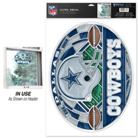 Decal 11 Ultra Stained Glass DALLAS COWBOYS NFL