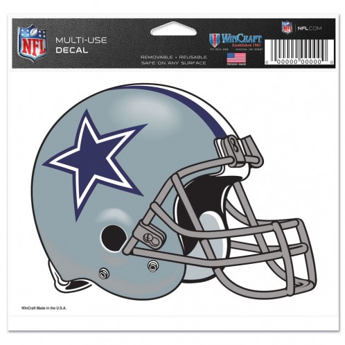 Multi-Use Colored Decal 5'' x 6''- DALLAS COWBOYS