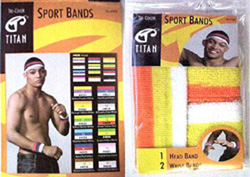 Sport WRISTBAND and HeadBAND Set