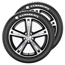 Tire Tatz Sidewall Decals - NFL Seattle DALLAS COWBOYS