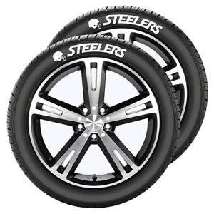 Tire Tatz Sidewall Decals - NFL Pittsburgh STEELERS