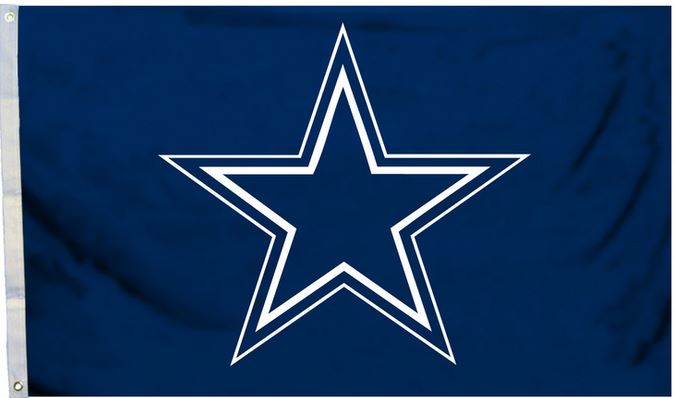 3' x 5' Flag Logo Star - NFL DALLAS COWBOYS