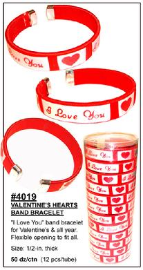 Valentine Heart BAND BRACELETs