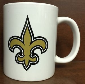 11 oz. Ceramic Coffee MUGs Cups - NFL New Orleans Saints