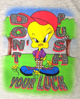 Looney Tunes LICENSED T-shirt, Don't Push Your Luck.