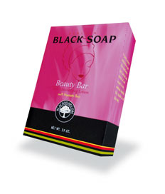 BLACK SOAP - Beauty Bar With Moisturizing Lotion
