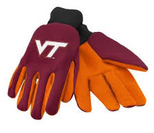 Sports Utility Working GLOVES - NCAA Virginia Tech Hokies