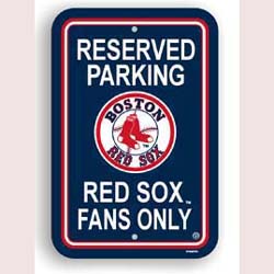 Wholesale Plastic Parking Signs - MLB Boston RED SOX