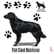 Apparel T-shirts Art Animals Dogs:''Flat COAT Retriever''