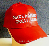 Baseball LEATHER Hats/ Caps Make America Great Again
