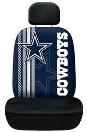 Rally Seat Cover & Plain Head Rest Cover - DALLAS COWBOYS NFL