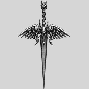 Apparel T-Shirts Tattoo Johnny Designs:'' Skull Wings KNIFE''