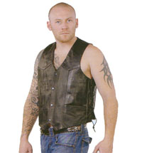 Men's promo VEST with side lace.