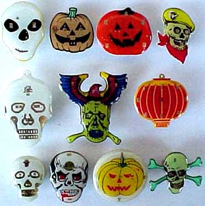 Body Lights/Flashing Pins-Halloween