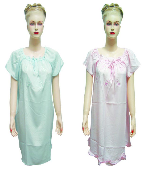 Women's 3/4 Length Evening Gowns PAJAMAS Sleepwear