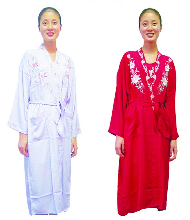 Women's 2-Piece Slip Dress w/Gown PAJAMA Set Sleepwear