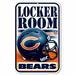 Decor Locker Room SIGNs Plastic - NFL Chicago Bears
