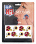 8-PC Peel and Stick TATTOO SET - NFL Washington Redskins