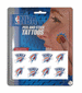 8-PC Peel and Stick TATTOO Set - NBA Oklahoma City Thunder