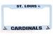 LICENSE PLATE Frame Plastic - MLB St. Louis Cardinals
