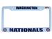 LICENSE PLATE Frame Plastic - MLB Washington Nationals