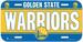 LICENSE PLATE Tag - NBA Golden State Warriors