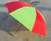 UMBRELLAs, Red/Lime Color Block, Wooden Handle 30''