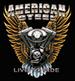 Apparel T-Shirts Bad To The Bone BIKER Printed:''American Steel''