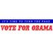 Bumper STICKERS - 2012 Presidential Election: ''Vote For Obama''
