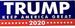 Bumper STICKER  1 - Donald Trump 2020 Keep America Great