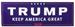 Bumper STICKER 3 - Donald Trump 2020 Keep America Great
