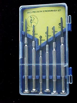 6-Pc Precision SCREWDRIVER Set