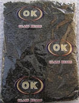 Glass BEADS Black 1.lb bag