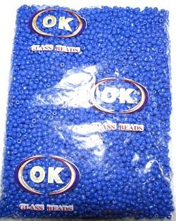 Glass BEADS blue1.lb bag