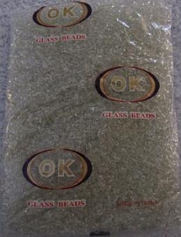 Glass BEADS Clear 1.lb bag
