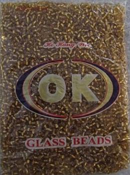 GLASS BEADS Gold 1.lb bag