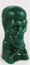 Green SKULL Candle