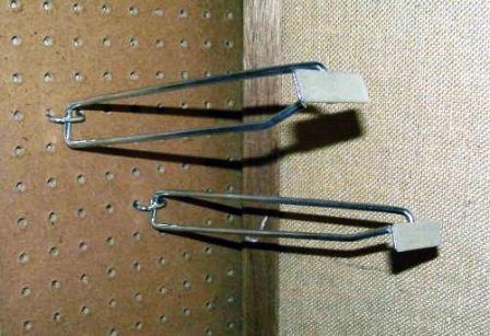 8'' SCANNER PEGBOARD HOOKS