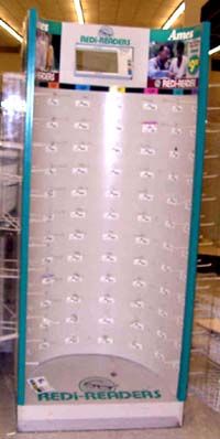 PTUsed  READING Glass Racks / GLASSES Rack