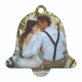 Dye Sublimation 3.37 x 3.34 Double Sided Bell Ornament