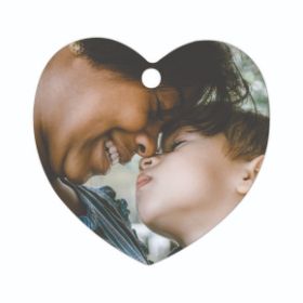 Dye Sublimation 2.9 x 3 Double Sided Heart Ornament